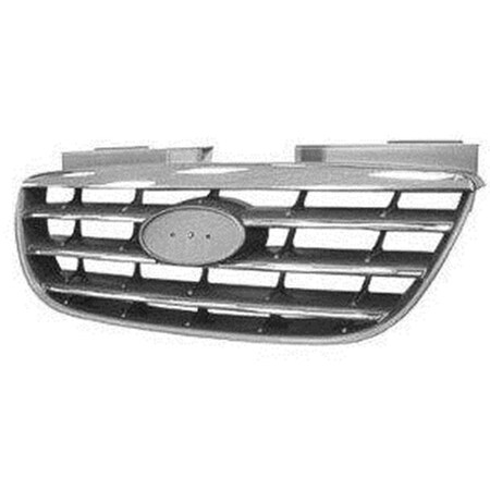 Geared2Golf Grille for 2007-2009 Elantra SDN Chrome & Black GE1840014